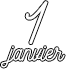 1月 janvier