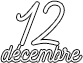 12月 décembre